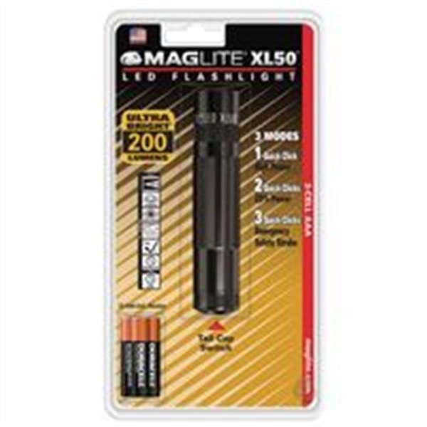 Maglite Mag-Lite 459-XL50-S3016 Extra large; 50 Led Flashlight; 3 Aaa; Black 459-XL50-S3016